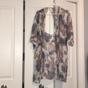 Short sleeve kimono